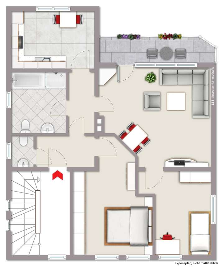 Grundriss Obergeschoss