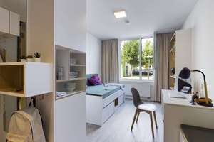 1. Miete frei*: Möbliertes 1-Zimmer-Apartment ideal für Studierende & Berufseinsteigende| Large Bude – Jochen-Klepper-Straße 1-7, 14469 Bornstedt, Potsdam – Vorschaubild 2
