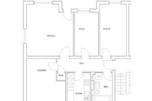 Halberstadtstr. 5, 2 L - Vierzimmerwohnung mit Freisitz im Heidberg – Halberstadtstr. 5, 38124 Heidberg-Melverode, Braunschweig – Vorschaubild 3
