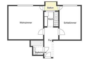 Frei ab 01.07.26 – 2-Zimmerwohnung in ruhiger Toplage im Nürnberger Stadtteil Marienberg – Die vollständige Adresse der Immobilie erhältst du vom Anbieter., 90411 Mooshof, Nürnberg – Vorschaubild 16