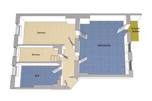 IMMOBERLIN.DE - Einzugsbereite kernsanierte Stuck-Altbauwohnung mit Balkon & Lift in Ruhelage – Die vollständige Adresse der Immobilie erhältst du vom Anbieter., 10623 Charlottenburg, Berlin – Vorschaubild 9