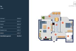 Kapitalanlage in Bestlage:  Sanierte 2-Zimmer-Wohnung nahe Maybachufer – Manitiusstraße 5, 12047 Neukölln (Ortsteil), Berlin – Vorschaubild 6