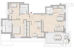 4 Zimmer Staffelgeschoßwohnung mit Dachterrasse – Carl-Bender-Straße 13, 65197 Dotzheim, Wiesbaden – Vorschaubild 6