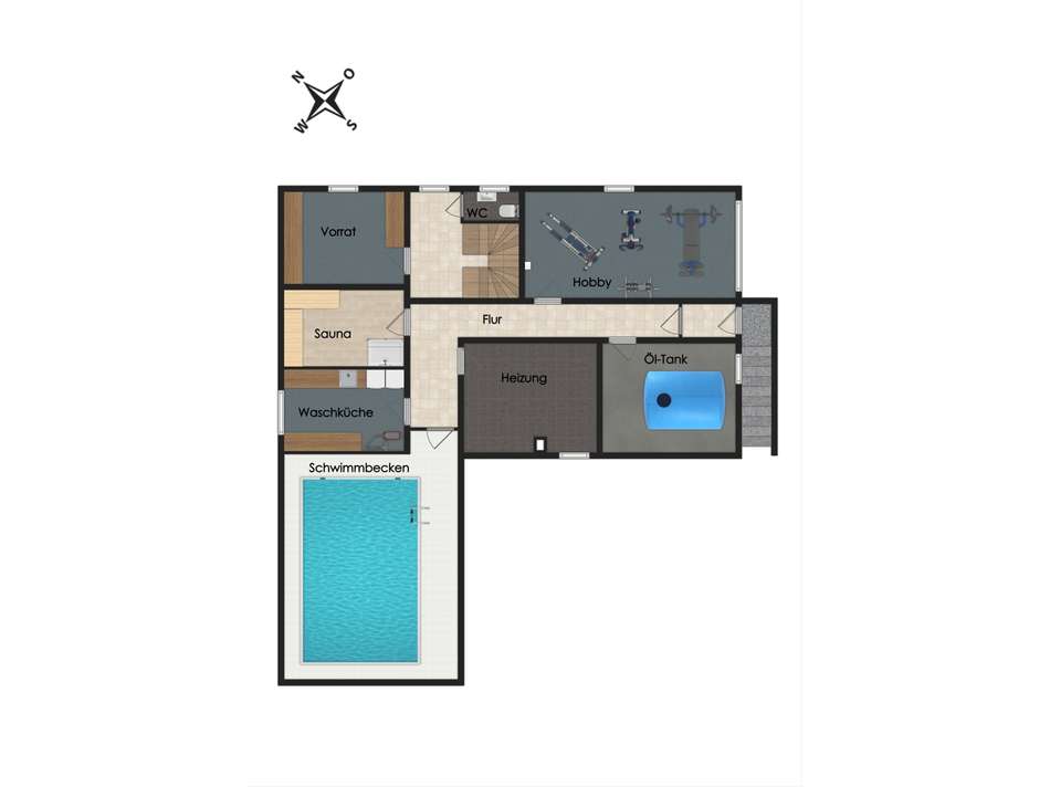 Grundriss - Untergeschoss