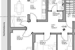 4 Zimmer-Wohnung im sanierten MFH in Toplage – Immengarten 8, 30177 List, Hannover – Vorschaubild 10
