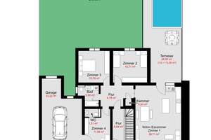 Trudering - Vielseitig. Großzügig. Modernisiert. - Zweifamilienhaus mit erholsamer Poolanlage – Die vollständige Adresse der Immobilie erhältst du vom Anbieter., 81825 Gartenstadt Trudering, München – Vorschaubild 11