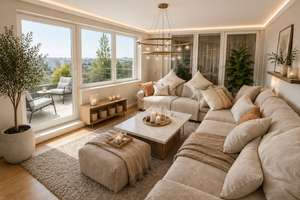 2 Zimmer + Wohnküche + DT mit traumhafter Aussicht – Die vollständige Adresse der Immobilie erhältst du vom Anbieter., 81925 Oberföhring, München – Vorschaubild 11