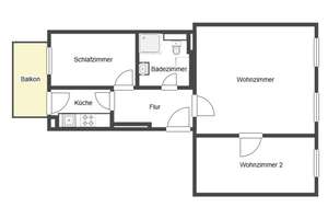 Tolle 3 Zimmer Eigentumswohnung mit Balkon als Kapitalanlage in zentraler Lage – Die vollständige Adresse der Immobilie erhältst du vom Anbieter., 99085 Johannesvorstadt, Erfurt – Vorschaubild 13