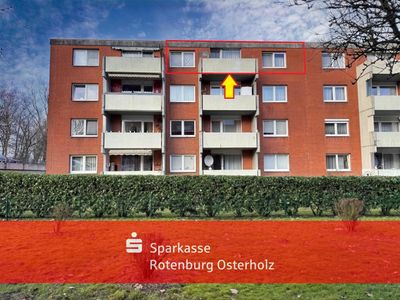 Osterholz-Scharmbeck: Vermietete 4-Zi-ETW mit Loggia zur Kapitalanlage