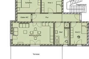 Erstbezug: Traumhafte 4-Raum Wohnung mit großem Privatgarten – Die vollständige Adresse der Immobilie erhältst du vom Anbieter., 1156 Gompitz, Dresden – Vorschaubild 2