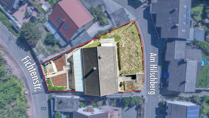 Lageplan-Luftaufnahme - Rod...