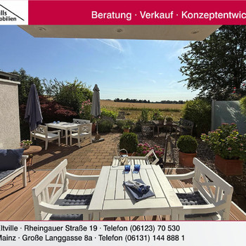 Seltene Spitzenlage in Eltville-Ost, große Doppelhaushälfte, Terrasse, Garten und Fernblick