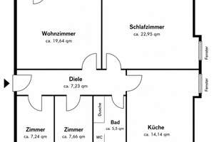 Toplage in Blankenese ruhig, grün und modernisiert – Die vollständige Adresse der Immobilie erhältst du vom Anbieter., 22587 Blankenese, Hamburg – Vorschaubild 12