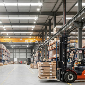repräsentative Produktionshalle mit Kran zu vermieten