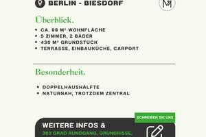 Biesdorf | Einfamilienhaus | Garten | Bezugsfrei ab 01.10.2026 – Die vollständige Adresse der Immobilie erhältst du vom Anbieter., 12683 Biesdorf, Berlin – Vorschaubild 2