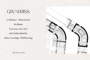 2-Zimmer Maisonette (WE02) - Reihenhaus an der Alten Bastei | mit Terrasse, in Uninähe – Ludwigsallee 139, 52062 Hansemannplatz, Aachen – Vorschaubild 2