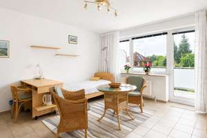 Möbliertes 1-Zimmer-Apartment mit Balkon in bevorzugter Wohnlage von Düsseldorf-Rath – Die vollständige Adresse der Immobilie erhältst du vom Anbieter., 40472 Rath, Düsseldorf – Vorschaubild 2