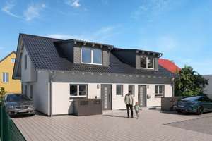 Stilvoll wohnen: Moderne Doppelhaushälfte mit Garten & KfW-Förderung