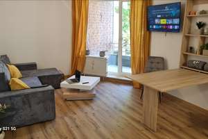 Möblierte 2-Zimmer-Wohnung mit 2 Balkonen & Garage