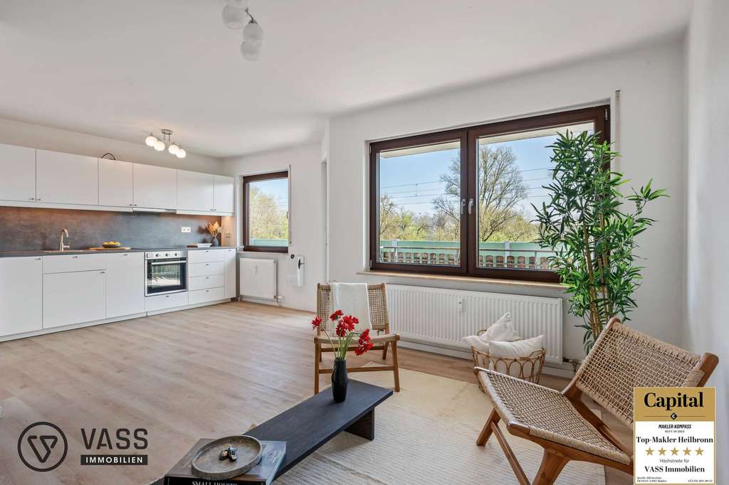 Moderne 3-Zimmer-Wohnung in Heilbronn-Klingenberg