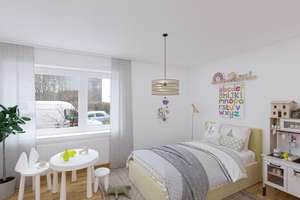 4,5-Zimmer-Wohnung zur Eigennutzung - für den Käufer provisionsfrei - Beispielmöblierung – Wickopweg 7, 64289 Kranichstein, Darmstadt – Vorschaubild 10