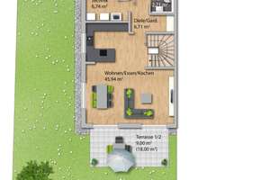 IMMOSPACE - **Neubau DHH mit exklusiver Ausstattung – Fertigstellung Ende 2027!** – Die vollständige Adresse der Immobilie erhältst du vom Anbieter., 86450 Altenmünster – Vorschaubild 6