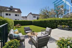 Grüner Garten! Grüne Wohnung! Willkommen in Ihrem energetisch sanierten Zuhause