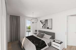 Münster Gremmendorf Neubau - Freundliche 3-Zimmer-Wohnung im 1. OG mit zwei Balkonen – Josef-Suwelack-Weg 33, 48167 Gremmendorf-Ost, Münster – Vorschaubild 3