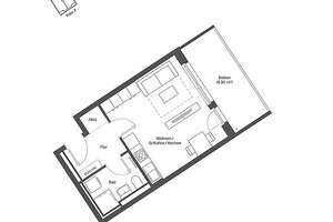 1-Zi.-Apartment mit Balkon zum grünen Innenhof mit Parkblick – Schmetterlingsstraße 1, 85551 Kirchheim bei München – Vorschaubild 4