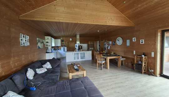 Bild von Freistehendes Einfamilienhaus in nachhaltiger Holzbauweise im malerischen Ostfriesland