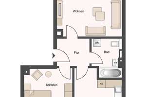 Leben in Gohlis mit Balkon I Einbauküche I Wannenbad I freiwerdend – 4155 Gohlis-Süd, Leipzig – Vorschaubild 13