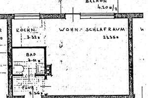 MISBURG-NORD | Teilrenovierte 1-Zimmer-Wohnung mit Balkon – Findstellenweg  25, 30629 Misburg-Nord, Hannover – Vorschaubild 9