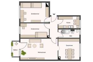 Bezugsfrei im Grünen - Einbauküche | Balkon | Tageslichtbad – 4179 Leutzsch, Leipzig – Vorschaubild 18