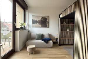 exkl. 1-Zimmer-Apartment im Japandi-Style mit Balkon, TG-Stellplatz & cleverem Raumwunder befristet – Friedrichstraße 47, 97082 Zellerau, Würzburg – Vorschaubild 15