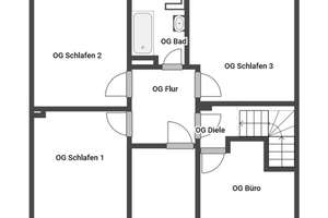 Gepflegtes und saniertes MFH mit 2 Maisonette-Wohnungen zur Selbstnutzung oder Kapitalanlage – Die vollständige Adresse der Immobilie erhältst du vom Anbieter., 47137 Mittelmeiderich, Duisburg – Vorschaubild 15