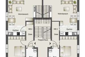 Erstbezug – Hochwertige Eigentumswohnung mit Loggia – Die vollständige Adresse der Immobilie erhältst du vom Anbieter., 48163 Mecklenbeck, Münster – Vorschaubild 10
