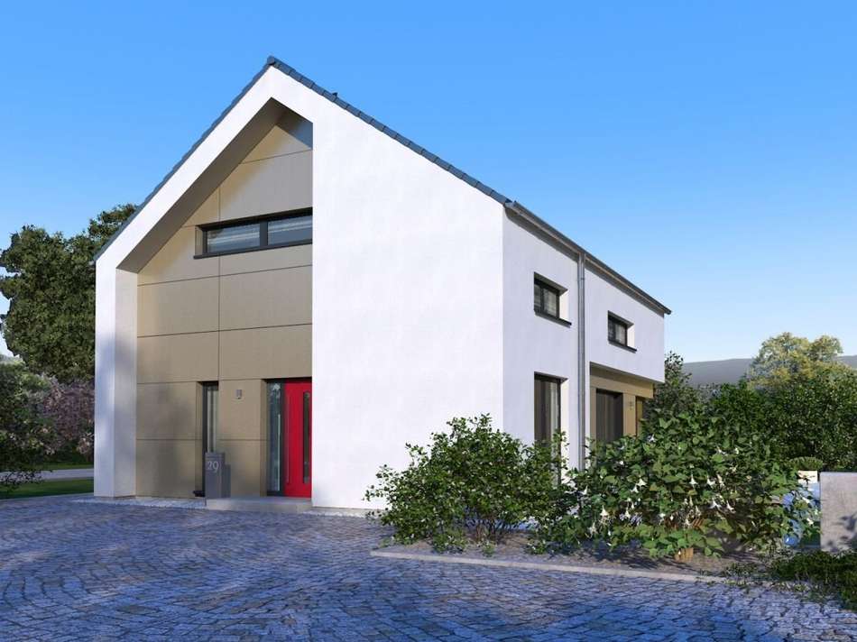 Ansicht Eingang Trespa