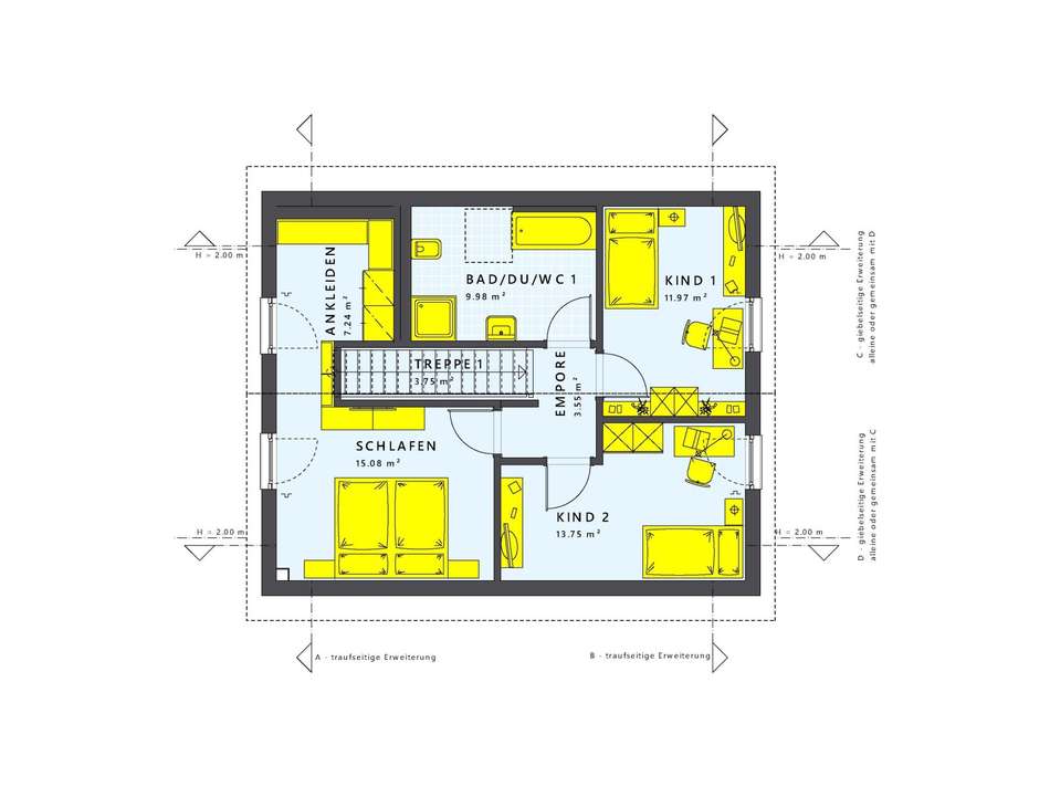 Grundriss Dachgeschoss