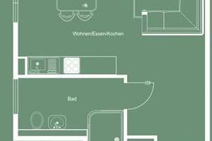 Attraktive 1-Zimmerwohnung mit Terrasse und EBK – Virchowstraße 7a, 66119 Sankt Arnual, Saarbrücken – Vorschaubild 7