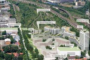 Nachmieter gesucht: 3ZKB, 90qm , 5. OG ,  900 (!) qm Dachterrasse, Alpenblick, Balkon, TG-Stellplatz – Hermann-Weinhauser-Strasse 67, 81673 Echarding, München – Vorschaubild 5