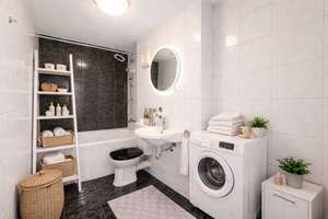 Durch Erbpacht bezahlbar: Große 3,5-4,5-Zimmer-Wohnung+moderne Einbauküche+hochwertige Korkböden – Die vollständige Adresse der Immobilie erhältst du vom Anbieter., 80992 Alt-Moosach, München – Vorschaubild 23