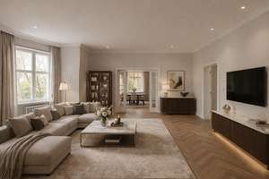 CA. 1.300 QM VILLENGRUNDSTÜCK MIT HERRSCHAFTLICHER VILLA zum Sanieren- vis a vis vom Park