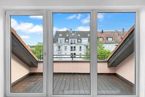 Helle 3-Zi-DG-Whg mit Süd-West-Loggia für Selbstnutzer und Anleger – Die vollständige Adresse der Immobilie erhältst du vom Anbieter., 90480 Gleißhammer, Nürnberg – Vorschaubild 3