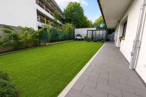 Kernsaniert  2022: Gartenwohnung mit Terrasse – Erdwärme, Fußbodenheizung, Effizienzklasse A+