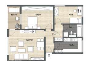 RENOVIERUNGSBEDÜRFTIGE 3-ZIMMERWOHNUNG – Die vollständige Adresse der Immobilie erhältst du vom Anbieter., 74081 Horkheim, Heilbronn – Vorschaubild 10