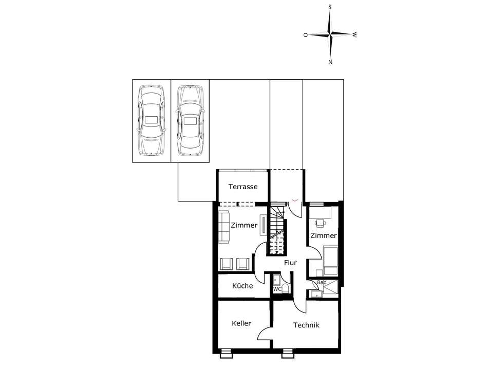 Gartengeschoss (Wohnung 1)