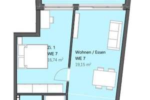 Moderne 2-Zimmer-Wohnung mit EBK, PKW-Stellplatz und Terrasse in zentraler Lage – 34121 Niederzwehren, Kassel – Vorschaubild 13