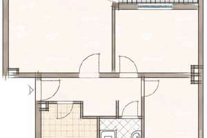 Wir renoviren für Sie!  gut geschnittene 3 Zimmer Wohnung mit Balkon in MG - Rheindhalen – Gerkerather Mühle 7, 41179 Rheindahlen-Mitte, Mönchengladbach – Vorschaubild 3
