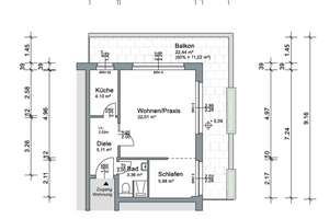 Terrassen Apartment  im Düsseldorfer Zoogebiet mit Stellplatz ! – Die vollständige Adresse der Immobilie erhältst du vom Anbieter., 40237 Düsseltal, Düsseldorf – Vorschaubild 3