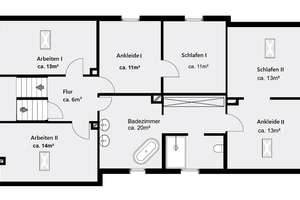 Landhaus in Alleinlage im Taunus - Idylle pur - separates Gästehaus, nur 40 Min. bis Frankfurt – Die vollständige Adresse der Immobilie erhältst du vom Anbieter., 61279 Grävenwiesbach – Vorschaubild 32